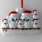 Owl Family Of 6 Personalized Christmas Tree Ornament