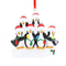 Singing Penguin Family Of 8 Personalized Christmas Tree Ornament