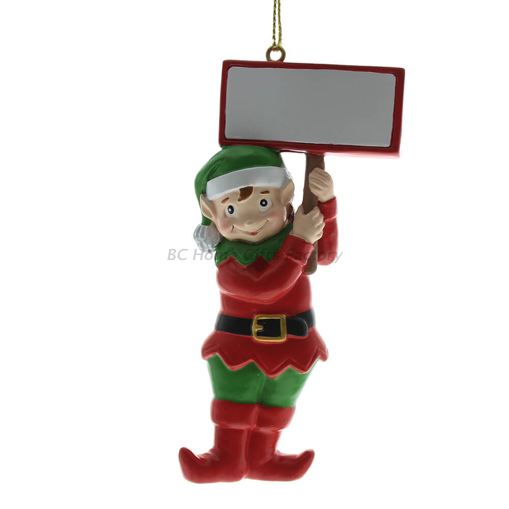 Personlized 3D Elf Ornament