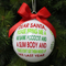 Glass Ball Christmas Personalized Ornament