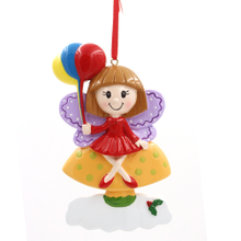 Butterfly Girl Ornament Personalized Christmas Tree Ornament