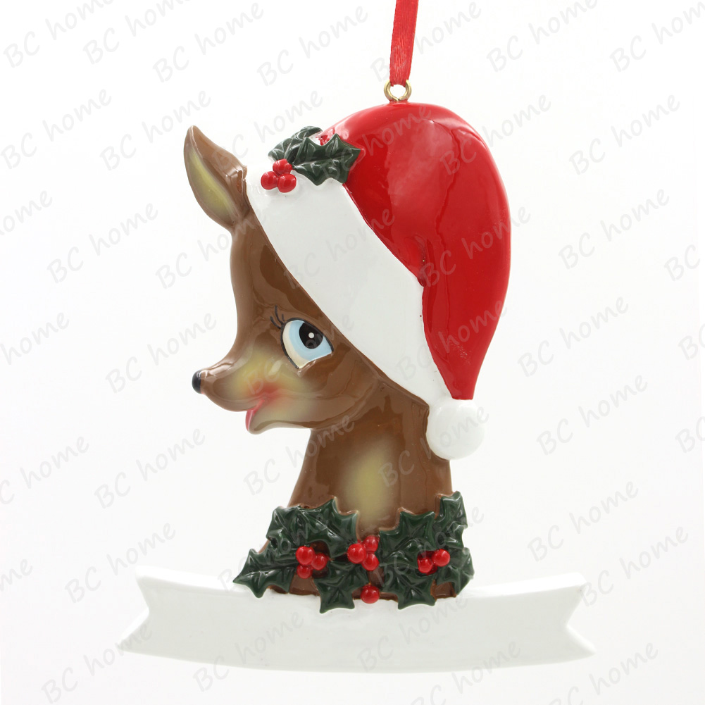 Grandma Reindeer Personalized Christmas Tree Ornament