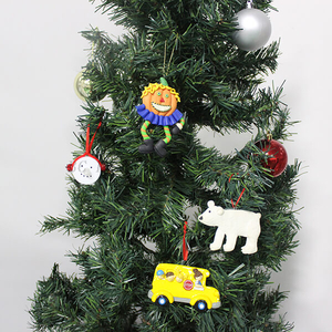 Personalized Polymer Clay Ornaments For Christmas Tree Decoration