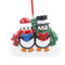 Snowflake Penguin Family Of 7 Personalized Christmas Tree Ornament