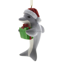 Personlized 3D Dolphin and Gifts Box Ornament