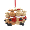 Cattle Family Of 6 Personalized Christmas Tree Ornament