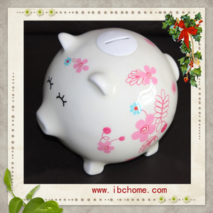 Resin Piggy money box,coin saving box