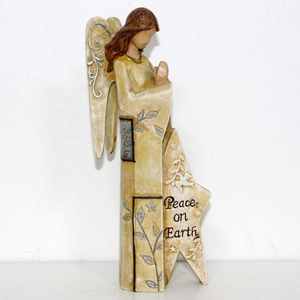 Religious Angel Of Peace On Earth Figurine