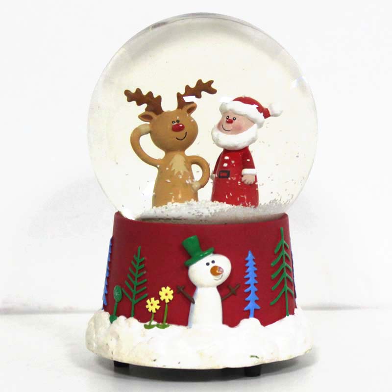 Christmas Santa Polyresin Snow globes