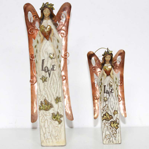 Golden Wing Angel Ornaments Christmas Decoration