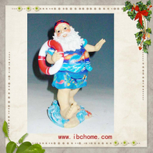 Surfing Santa claus ornaments,christmas tree ornaments