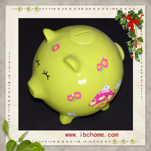 Resin Piggy money box,coin saving box