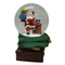 Santa Claus with gift snow globe