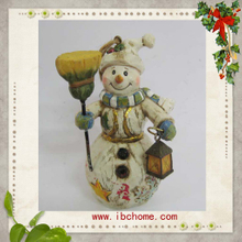 Resin Couples Snowman,Christmas tree decoration