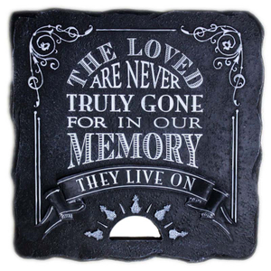 Handmade Polyresin Garden Stepping Stone For Memories