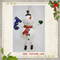 Resin Couples Snowman,Christmas tree decoration