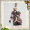 Resin reindeer Christmas tree ornament