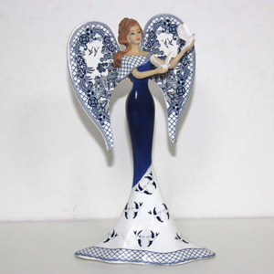 Natural Protector Angel Resin Craft For Home Decoration