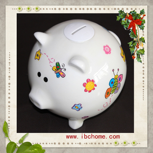 Resin Piggy money box,coin saving box
